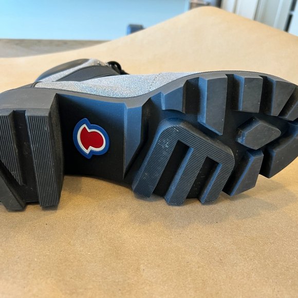 MONCLER Carol Leather Ankle Boots Size 40 - Picture 10 of 16